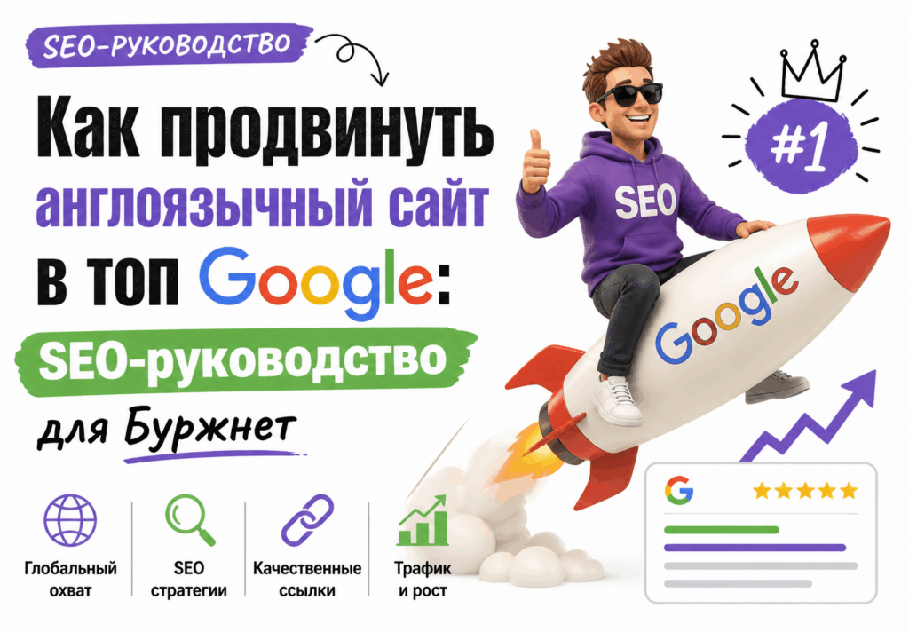 Как продвинуть англоязычный сайт в топ Google: SEO-руководство для Буржнет Как продвинуть англоязычный сайт в топ Google: SEO-руководство для Буржнет