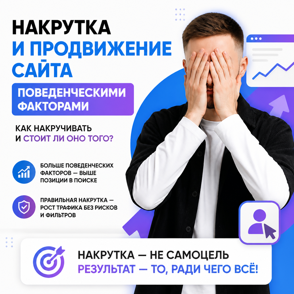 Накрутка и продвижение сайта поведенческими факторами — как работает, риски и стоит ли оно того Накрутка и продвижение сайта поведенческими факторами — как работает, риски и стоит ли оно того