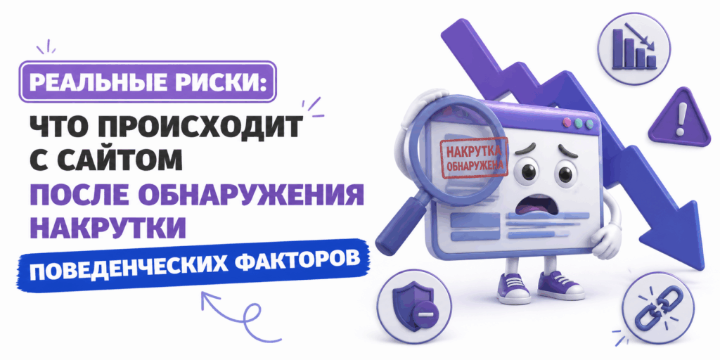 Реальные риски: что происходит с сайтом после обнаружения накрутки Реальные риски: что происходит с сайтом после обнаружения накрутки