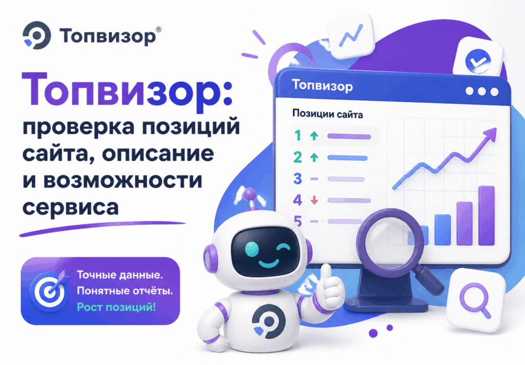 Топвизор: проверка позиций сайта, описание и возможности сервиса